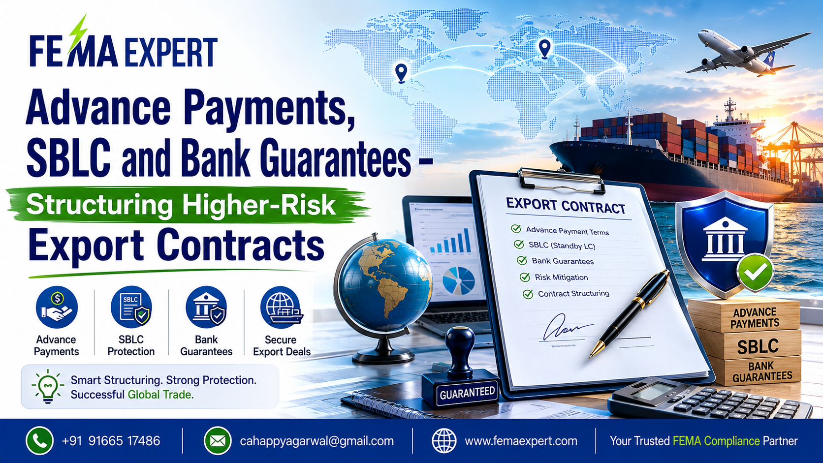 Advance Payments, SBLC and Bank Guarantees – Structuring Higher-Risk Export Contracts