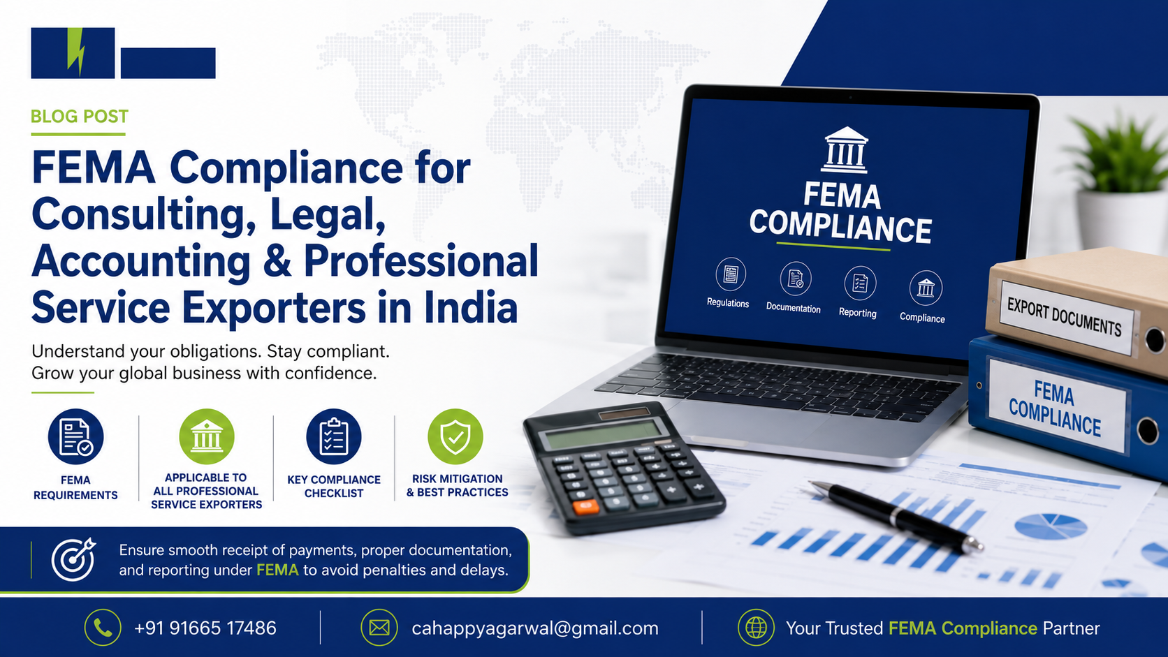 FEMA Compliance for Consulting, Legal, Accounting & Professional Service Exporters in India