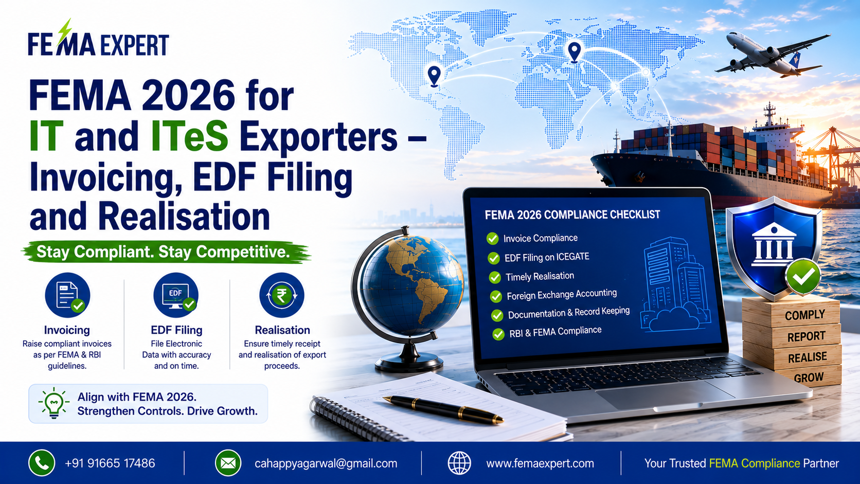 FEMA 2026 for IT and ITeS Exporters – Invoicing, EDF Filing and Realisation