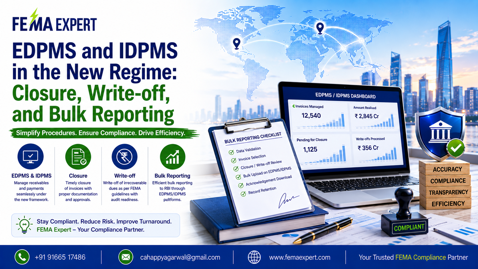 EDPMS and IDPMS in the New Regime: Closure, Write-off, and Bulk Reporting