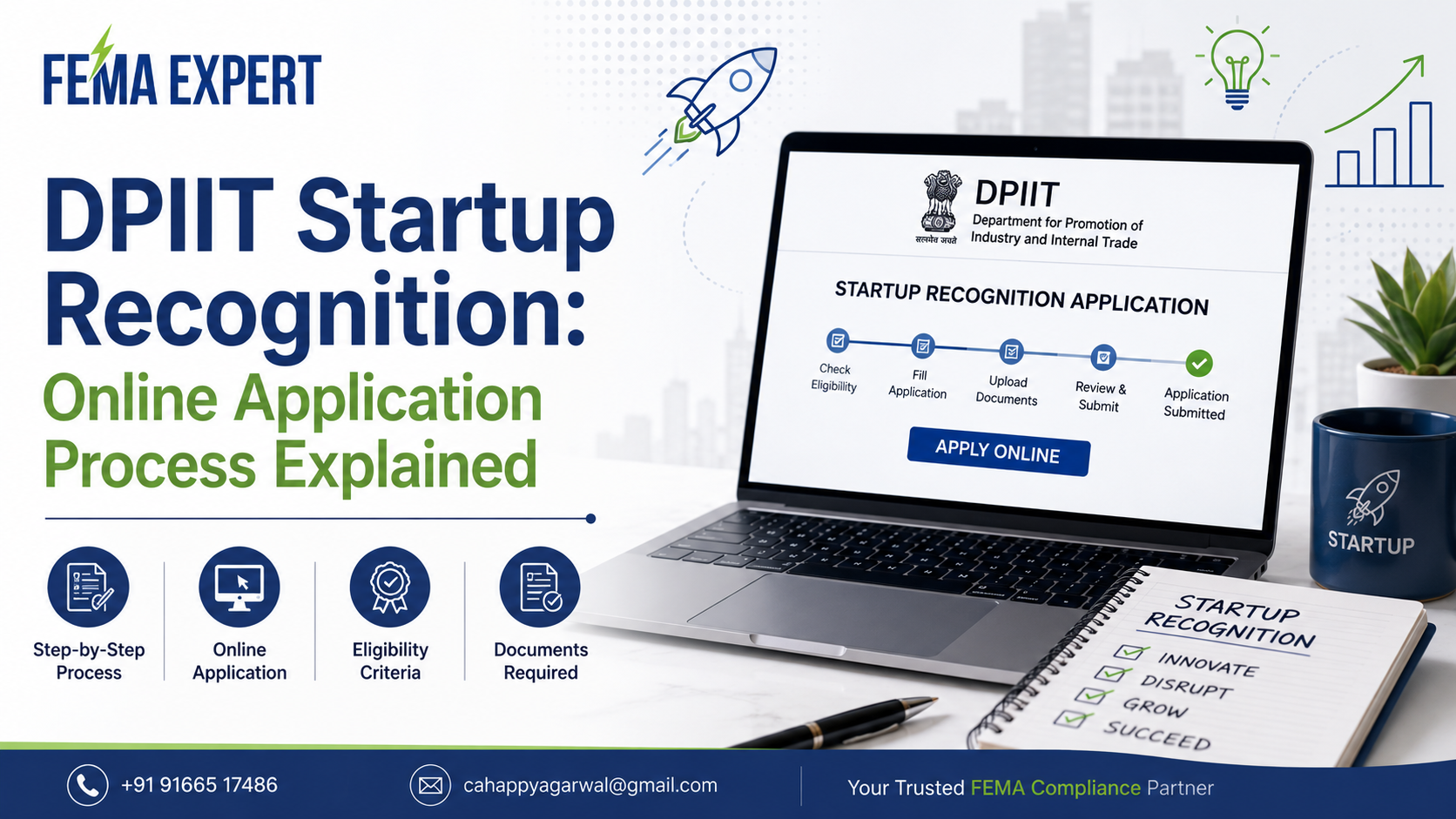 DPIIT Startup Recognition: Online Application Process Explained