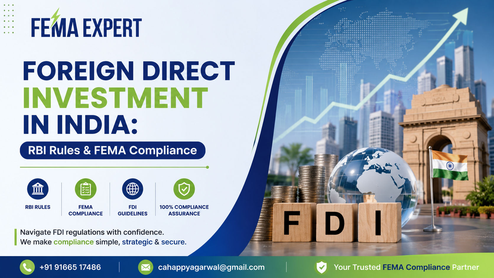 Foreign Direct Investment in India: RBI Rules & FEMA Compliance