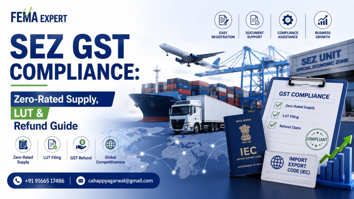 SEZ GST Compliance: Zero-Rated Supply, LUT & Refund Guide