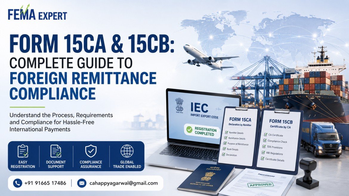 Form 15CA & 15CB: Complete Guide to Foreign Remittance Compliance