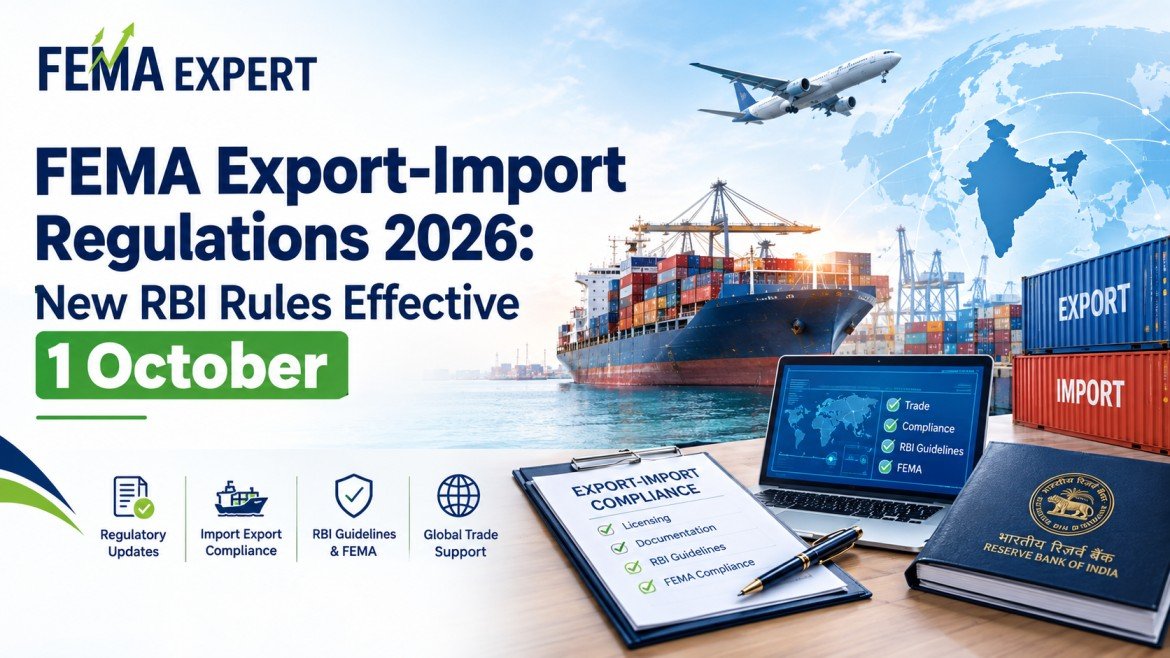 FEMA Export-Import Regulations 2026: New RBI Rules Effective 1 October