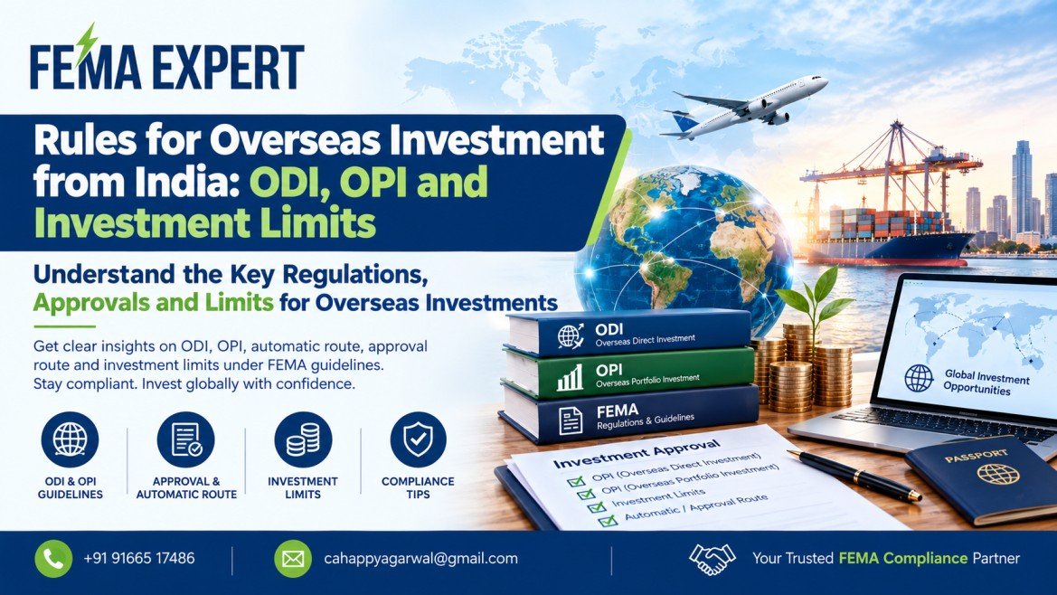 Rules for Overseas Investment from India: ODI, OPI and Investment Limits